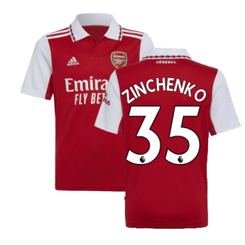 2022-2023 Arsenal Home Shirt (Kids) (ZINCHENKO 35)