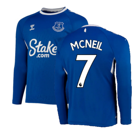 2022-2023 Everton Home Long Sleeve Shirt (MCNEIL 7)