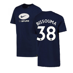 2022-2023 Tottenham Swoosh Tee (Navy) (BISSOUMA 38)