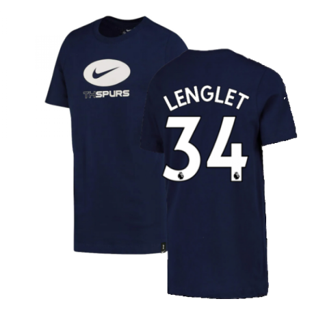 2022-2023 Tottenham Swoosh Tee (Navy) (LENGLET 34)