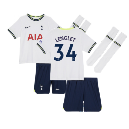 2022-2023 Tottenham Little Boys Home Mini Kit (LENGLET 34)