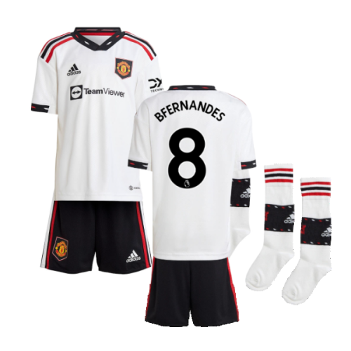 2022-2023 Man Utd Away Mini Kit (B FERNANDES 8)