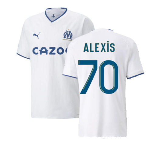 2022-2023 Marseille Authentic Home Shirt (ALEXIS 70)