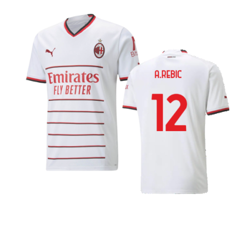 2022-2023 AC Milan Away Shirt (A.REBIC 12)