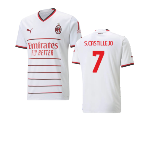 2022-2023 AC Milan Away Shirt (S.CASTILLEJO 7)