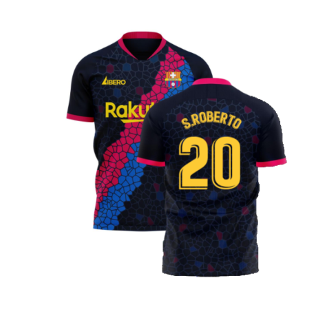 Catalonia 2024-2025 Away Concept Football Kit (Libero) (S.ROBERTO 20)