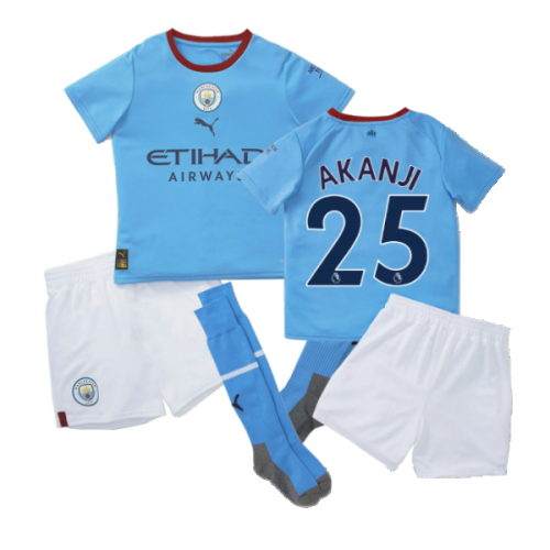 2022-2023 Man City Home Mini Kit (AKANJI 25)