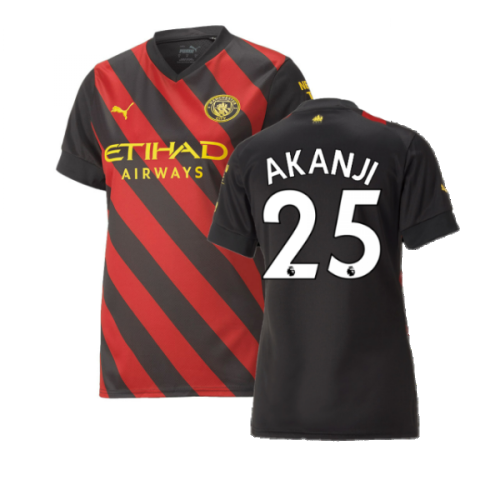 2022-2023 Man City Away Shirt (Ladies) (AKANJI 25)