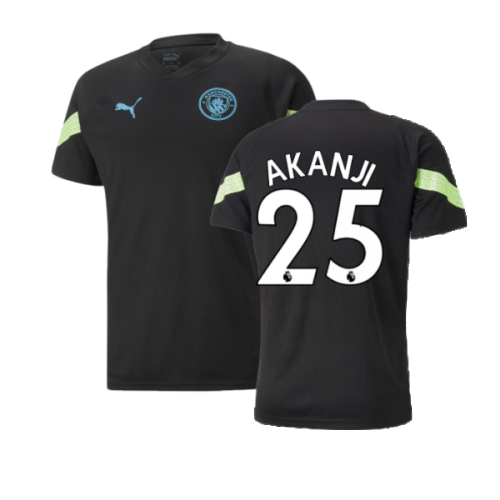 2022-2023 Man City PRO Training Jersey (Black) (AKANJI 25)