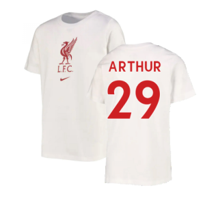 2022-2023 Liverpool Crest Tee (White) (ARTHUR 29)