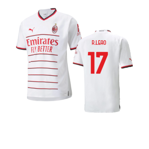 2022-2023 AC Milan Authentic Away Shirt (R.LEAO 17)