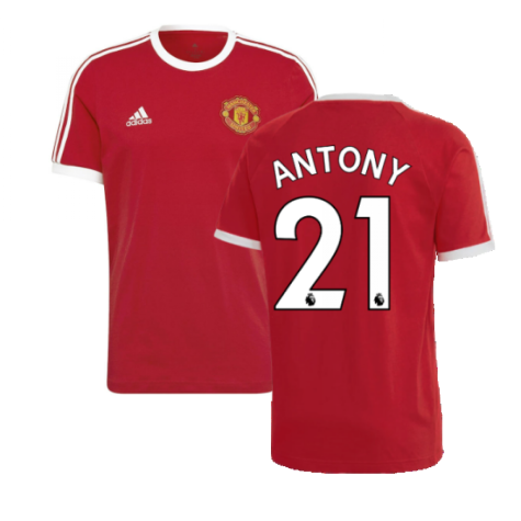 2022-2023 Man Utd 3S DNA Tee (Red) (ANTONY 21)