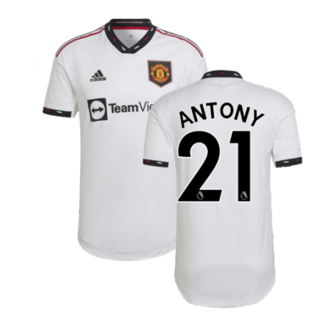 2022-2023 Man Utd Authentic Away Shirt (ANTONY 21)