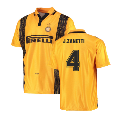 1996 Inter Milan Third Shirt (J.ZANETTI 4)