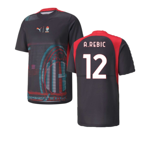 2022-2023 AC Milan Authentic Away Shirt (S.CASTILLEJO 7)