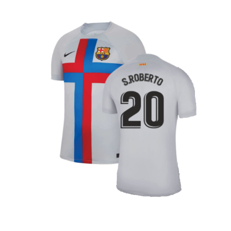 2022-2023 Barcelona Third Shirt (S.ROBERTO 20)