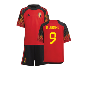 2022-2023 Belgium Home Mini Kit (R LUKAKU 9)