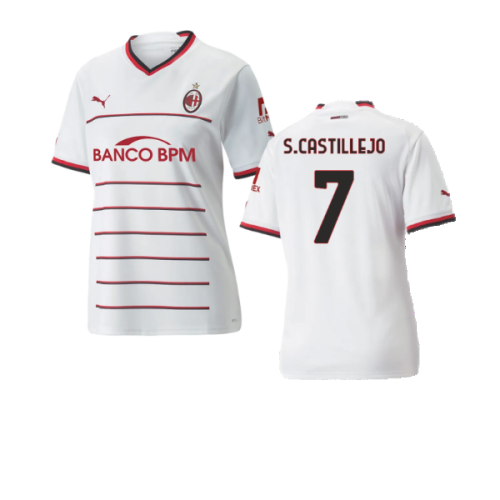 2022-2023 AC Milan Away Shirt - Ladies (S.CASTILLEJO 7)