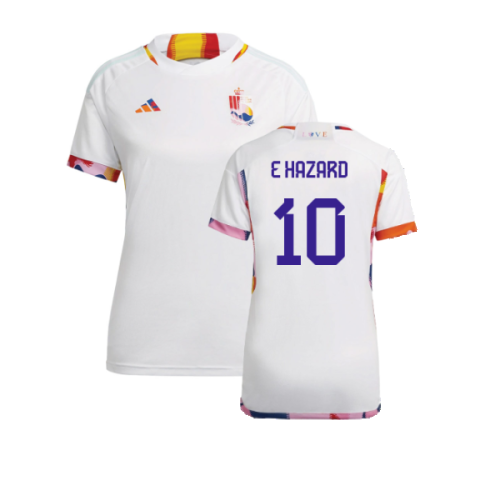 2022-2023 Belgium Away Shirt (Ladies) (E HAZARD 10)