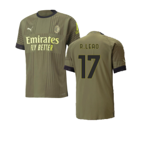 2022-2023 AC Milan Gameday Jersey (Black) (A.REBIC 12)