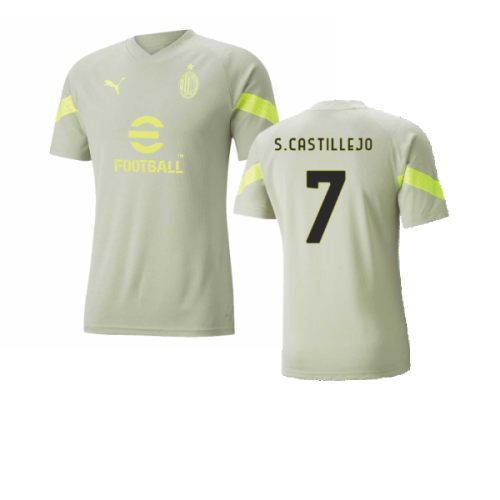 2022-2023 AC Milan Training Jersey (Spring Moss) (S.CASTILLEJO 7)