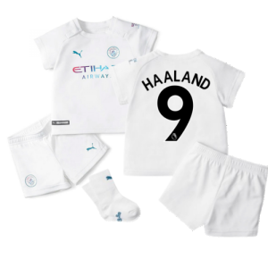 2021-2022 Man City Away Baby Kit (HAALAND 9)