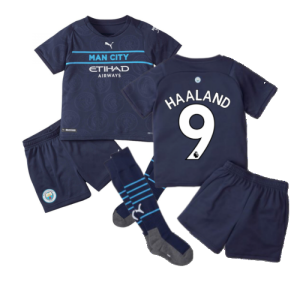 2021-2022 Man City 3rd Mini Kit (HAALAND 9)