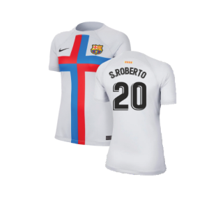 2022-2023 Barcelona Third Shirt (Ladies) (S.ROBERTO 20)