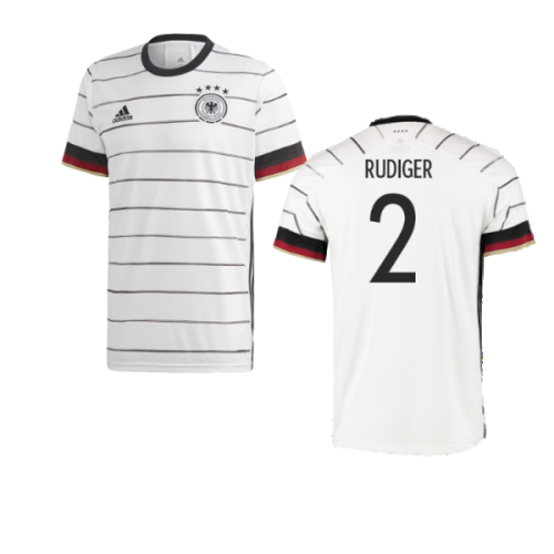 Germany 2020-21 Home Shirt ((Mint) S) (RUDIGER 2)