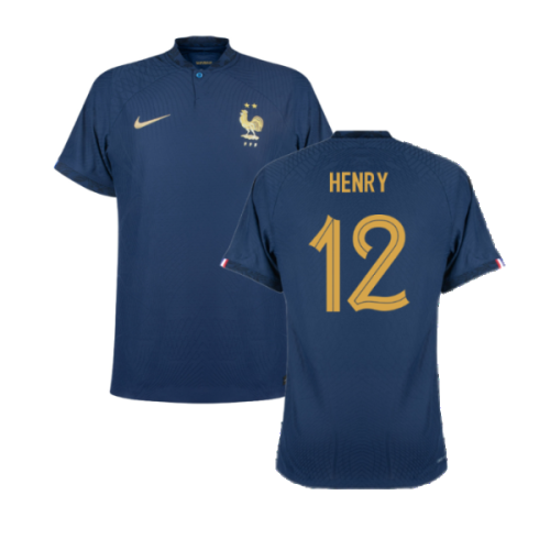 2022-2023 France Match Home Player Issue Shirt (HENRY 12)