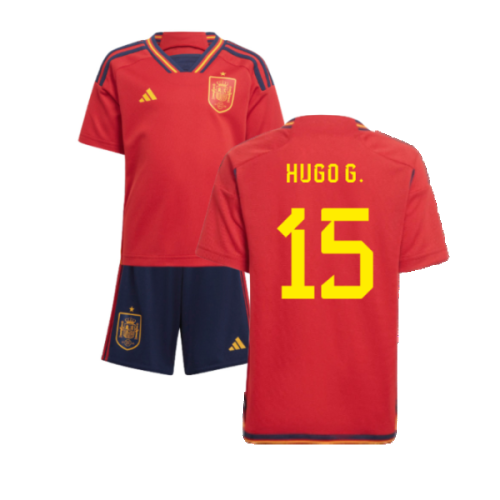 2022-2023 Spain Home Mini Kit (Hugo G. 15)