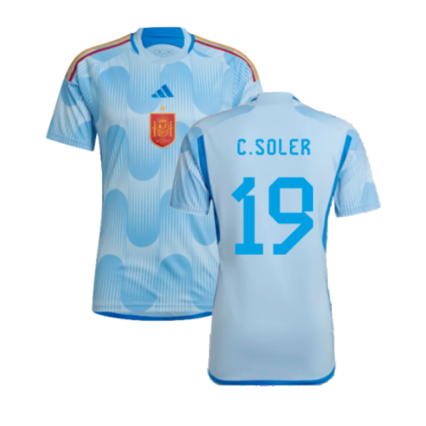 2022-2023 Spain Away Shirt (C.Soler 19)