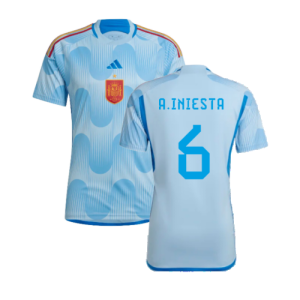 2022-2023 Spain Away Shirt (A.Iniesta 6)