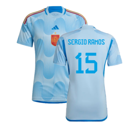 2022-2023 Spain Away Shirt (Sergio Ramos 15)