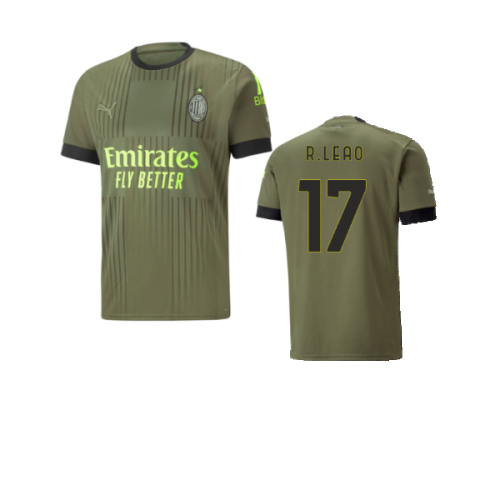 2022-2023 AC Milan Third Shirt - Kids (R.LEAO 17)