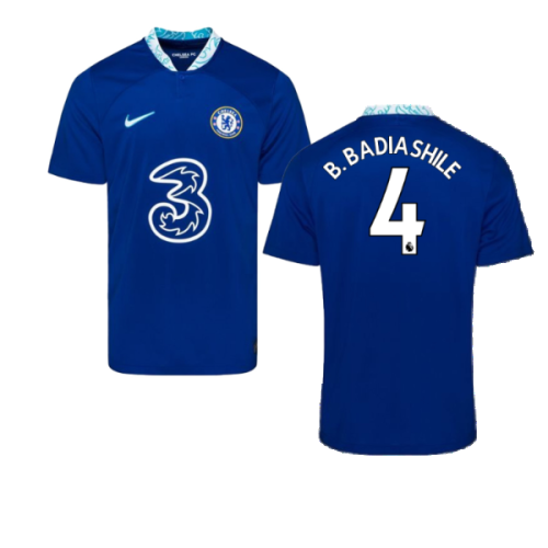 2022-2023 Chelsea Home Shirt (Kids) (B. Badiashile 4)