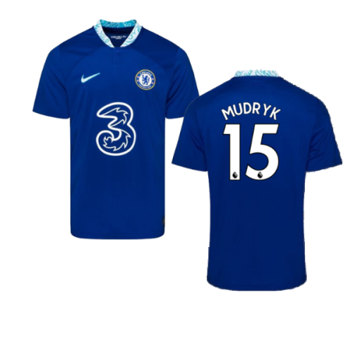 2022-2023 Chelsea Home Shirt (Mudryk 15)