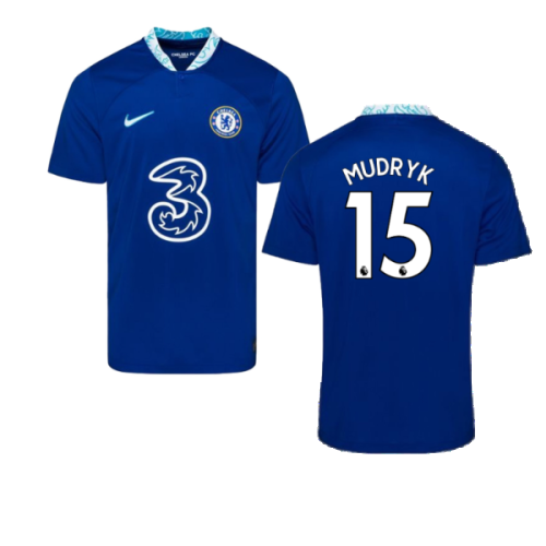 2022-2023 Chelsea Home Shirt (Kids) (Mudryk 15)