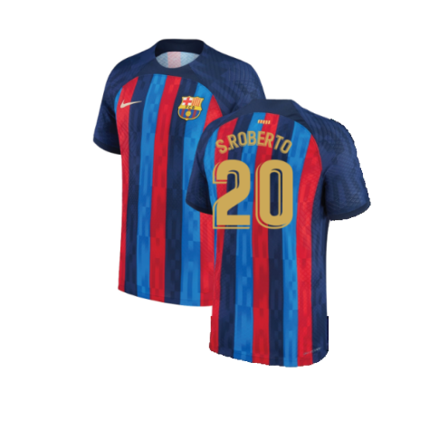 2022-2023 Barcelona CL Training Shirt (Grey) (S.ROBERTO 20)