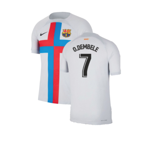 2022-2023 Barcelona Third Shirt (Kids) (O.DEMBELE 7)