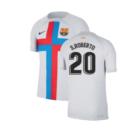 2022-2023 Barcelona Third Shirt (Kids) (S.ROBERTO 20)