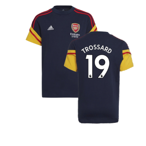 2022-2023 Arsenal Training Tee (Navy) (Trossard 19)