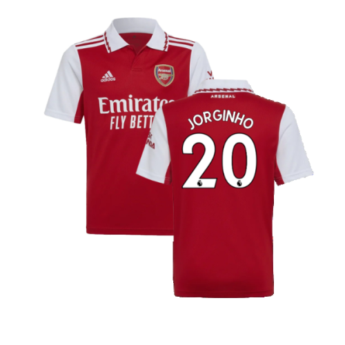 2022-2023 Arsenal Home Shirt (Kids) (Jorginho 20)