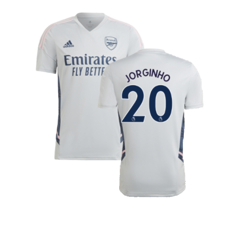 2022-2023 Arsenal Training Shirt (Clear Onix) (Jorginho 20)