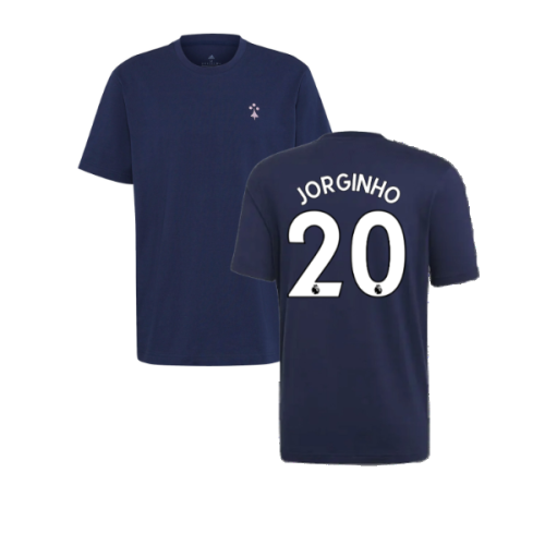 2022-2023 Arsenal LC HC Tee (Navy) (Jorginho 20)