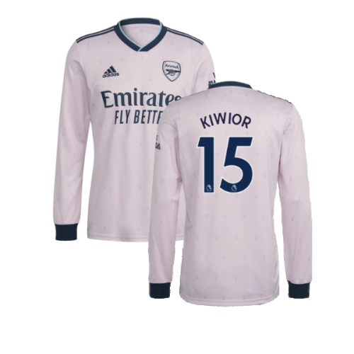 2022-2023 Arsenal Long Sleeve Third Shirt (Kiwior 15)