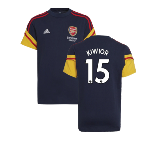 2022-2023 Arsenal Training Tee (Navy) (Kiwior 15)