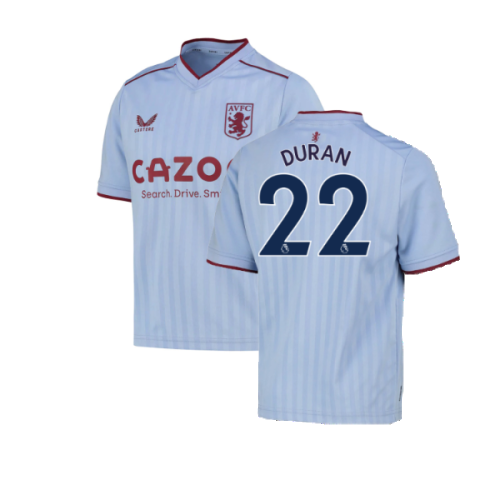 2022-2023 Aston Villa Away Shirt (Kids) (Duran 22)