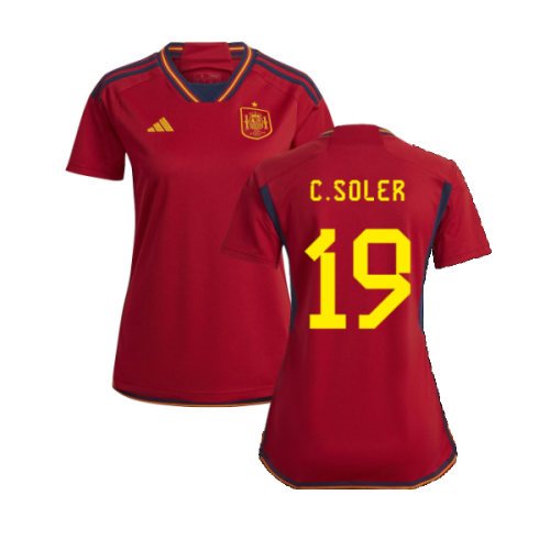 2022-2023 Spain Home Shirt (Ladies) (C.Soler 19)