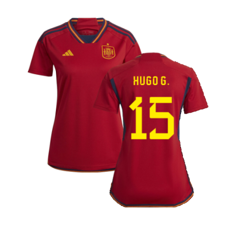 2022-2023 Spain Home Shirt (Ladies) (Hugo G. 15)